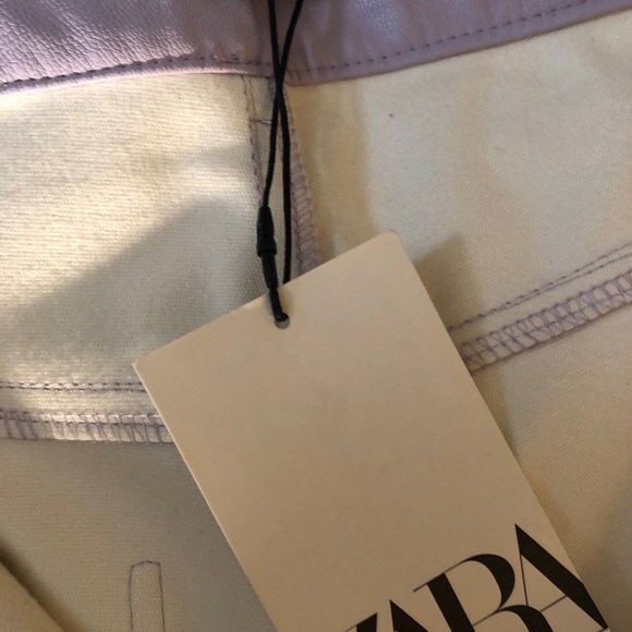 Zara High- waisted Faux Leather pants - Picture 8 of 10
